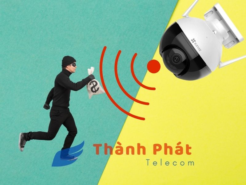 Ezviz C8C phát hiện chuyển động bới AI